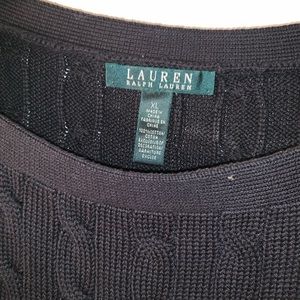 Black long sweater. Ralph Lauren